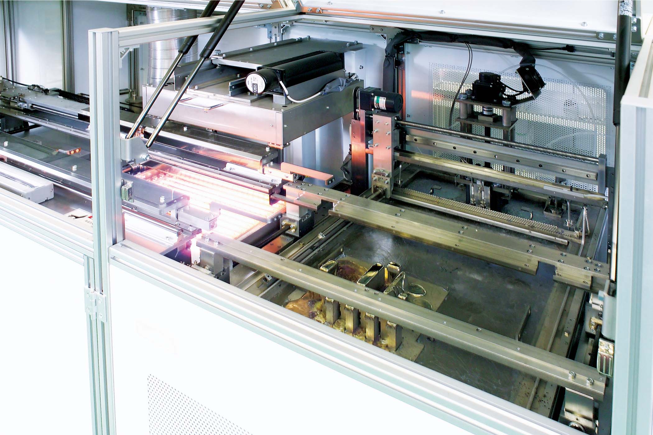 Ｌ形マルチ局所はんだ付け装置 その2 | 基板製造 本社/技術部 | 戸塚電子工業