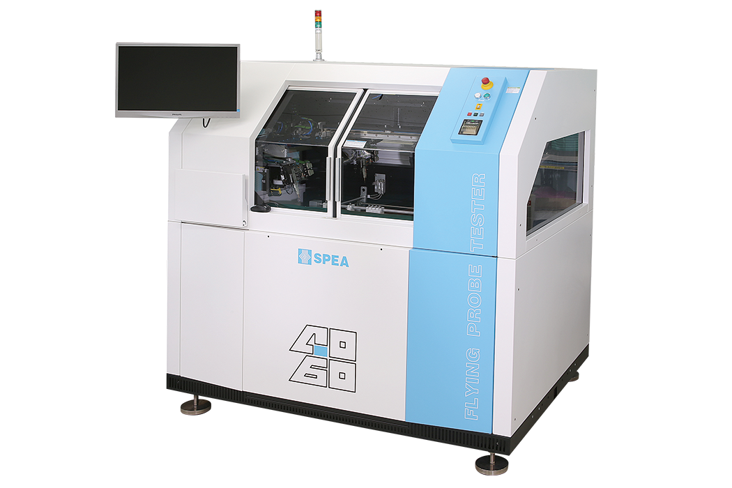 大型・高速フライングプローブテスタタイプ4060(スペア社製) | 各種検査 | 戸塚電子工業